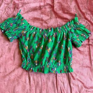 FLORAL CROP TOP